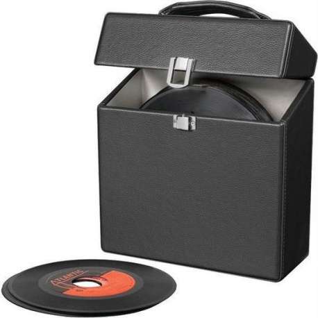 Crosley Platenkoffertje Voor 7" Singles Vinyl 45 Toeren Zwart