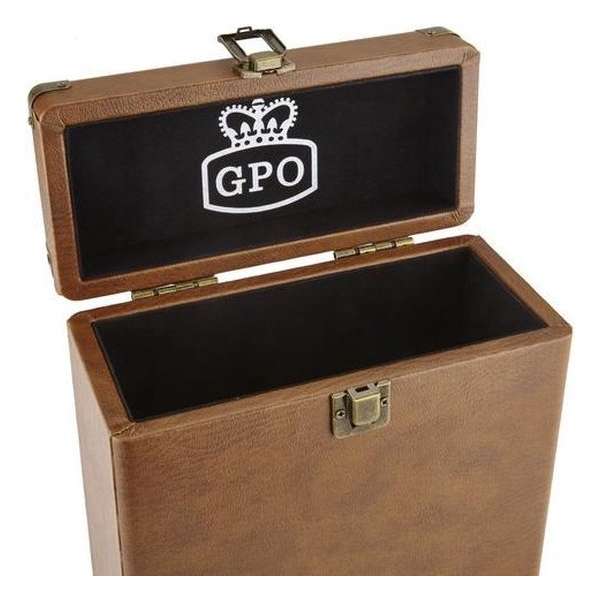 GPO CASE7BRO 7'' vinyl opbergkoffer