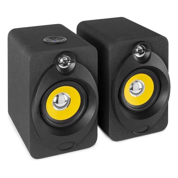 Studio monitor set - Vonyx XP40 stereo studio monitor speakerset 80W met o.a. Bluetooth -