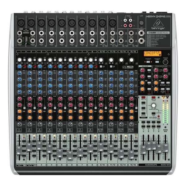 Behringer QX2442USB mengpaneel 24 kanalen