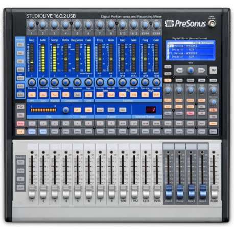 PreSonus StudioLive 16.0.2 USB 16 kanalen 20 - 20000 Hz Zwart