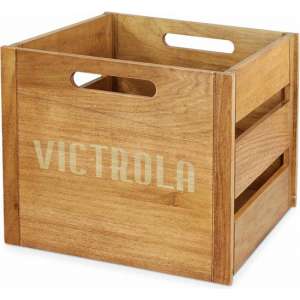 Victrola VA-20 Retro Houten Opslag Krat Mahonie