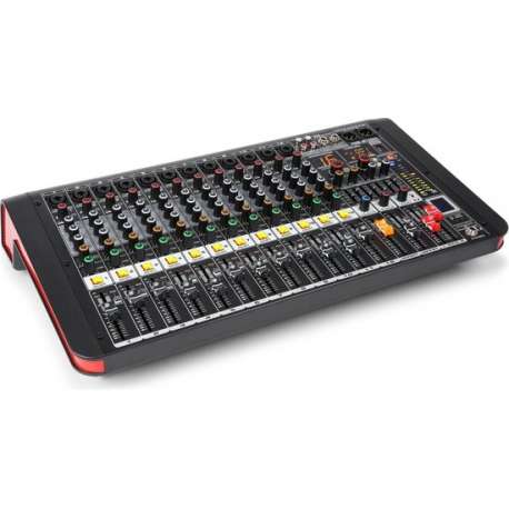 Power Dynamics PDM-M1204A 12-Kanalen Studio Mixer met Versterker