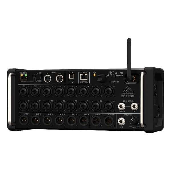 Behringer XR18 18kanalen Zwart mengpaneel