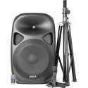 Vonyx SPS152 Actieve Speaker 15 inch SD/USB/MP3/BT met Standaard