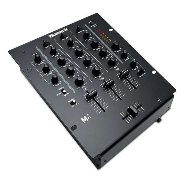 Numark M4 Total Black 3-kanaals scratch mixer