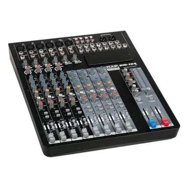 Mengpaneel Live-Mixer 12-kanaals incl. Dynamiek GIG-124C DAP