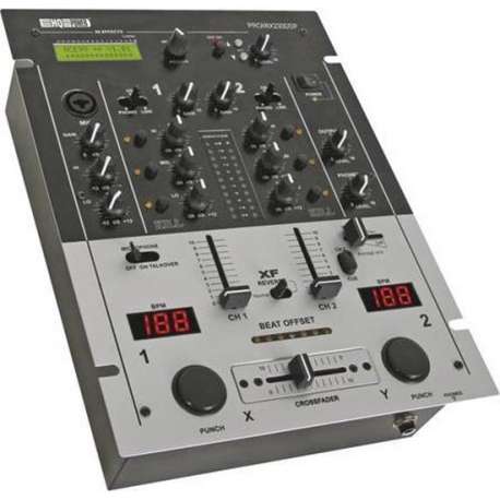 HQ Power Professional DJ mixer 2 channels DSP effects 2 kanalen 20 - 26000 Hz