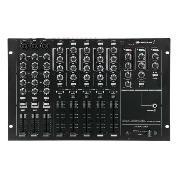 OMNITRONIC Mengpaneel - Audio mixer CM-5300 Club Mixer -