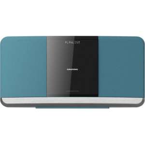 Grundig WMS 3000 BT DAB Home audio-microsysteem Blauw 20 W