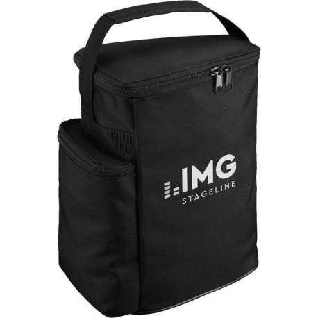 IMG STAGELINE FLAT-M100BAG, dj tas, draagtas, nylon, zwart