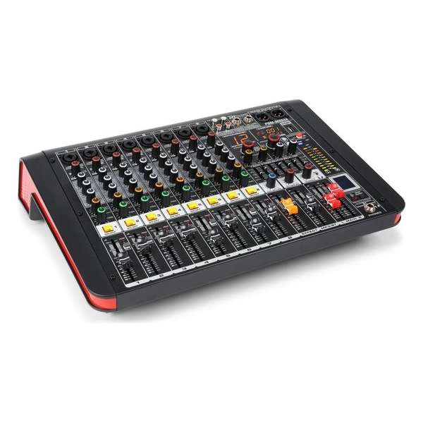 Power Dynamics PDM-M804A 8-Kanalen Studio Mixer met Versterker