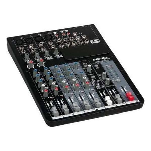 DAP-Audio GIG-83CFX 8-kanaals live-mixer incl. dynamiek en DSP