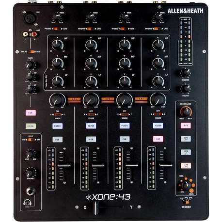 Allen & Heath Xone:43 4channels 20 - 20000Hz Zwart