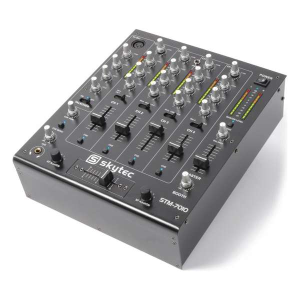 STM-7010 Mixer 4-Kanaals DJ Mixer met USB