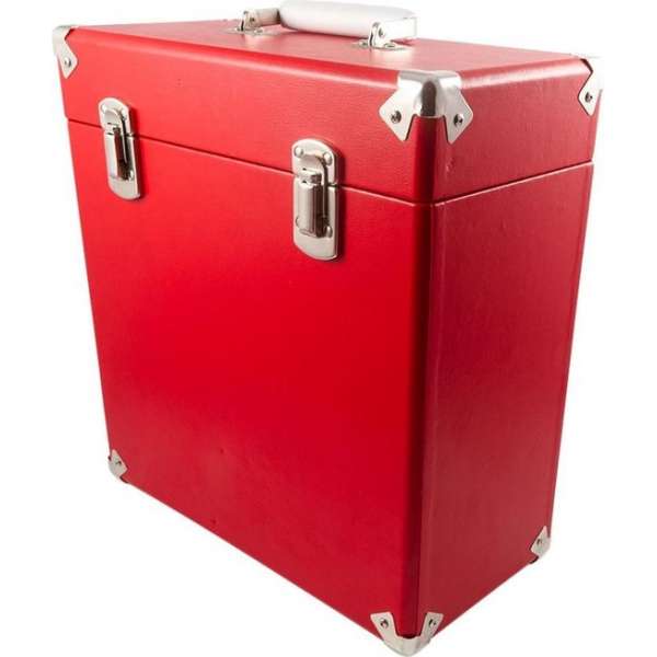 GPO CASE12RED 12'' vinyl opbergkoffer