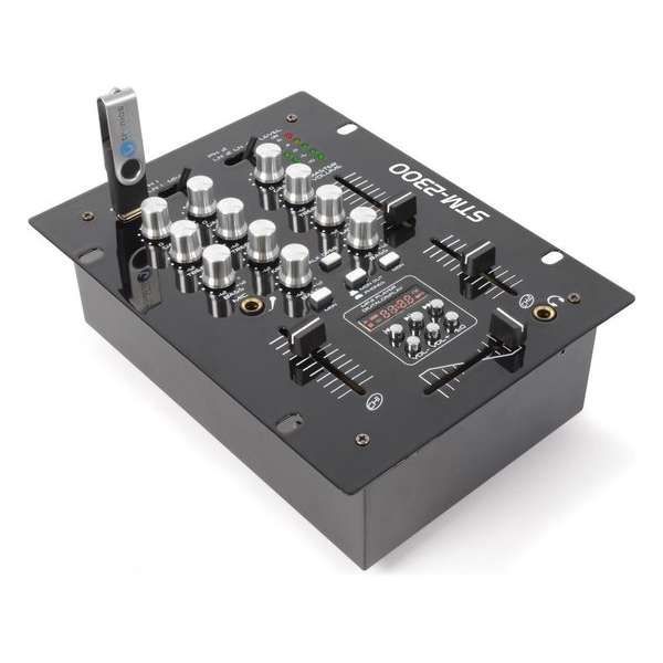 SkyTec STM-2300 Mixer 2-Kanaals / USB MP3