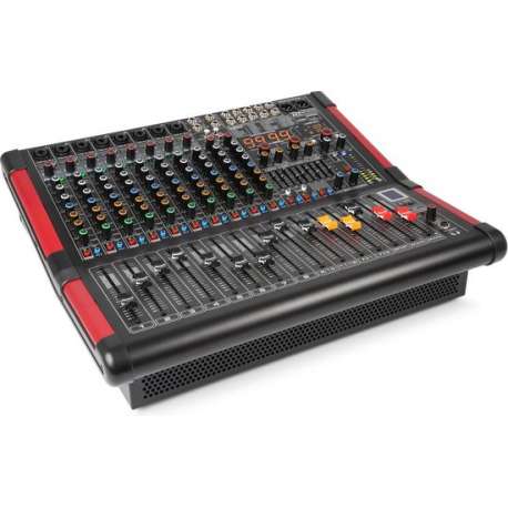 Power Dynamics PDM-S1204A 12-Kanalen Stage Mixer met Versterker