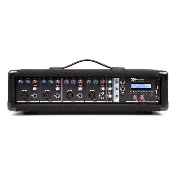 Power Dynamics PDM-C405A 4-Kanaals Mixer met Versterker en Bluetooth