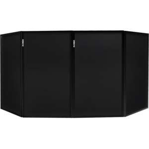 DJ Booth - Vonyx DB2B DJ-scherm met 4 panelen van 120 x 70cm voor een strakke afwerking van elke DJ Booth - Zwart