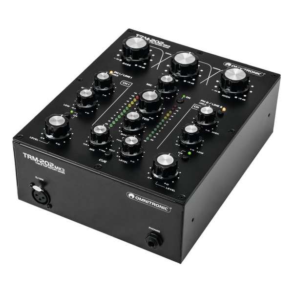 OMNITRONIC TRM-202MK3 2-Channel Rotary Mixer - Mengpaneel