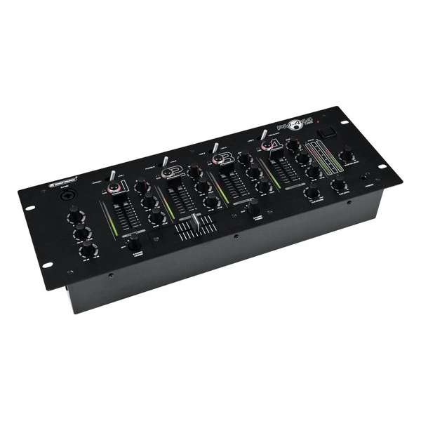 OMNITRONIC Mengpaneel - Audio mixer PM-444USB 4-Channel DJ mixer