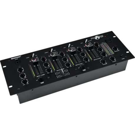 OMNITRONIC Mengpaneel - Audio mixer PM-444USB 4-Channel DJ mixer