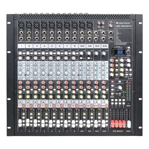 OMNITRONIC LMC-2642FX USB Mixing Console