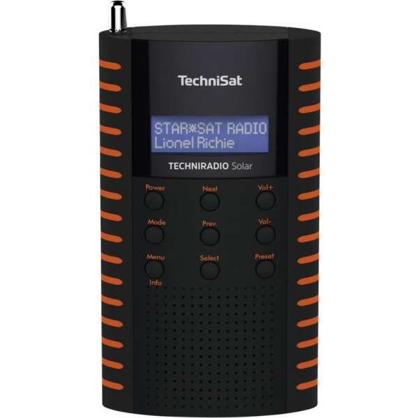 Technisat TechniRadio Solar zwart/oranje