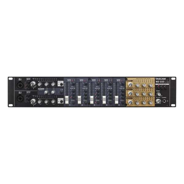 Tascam MZ-223 mengpaneel 5 kanalen Zwart