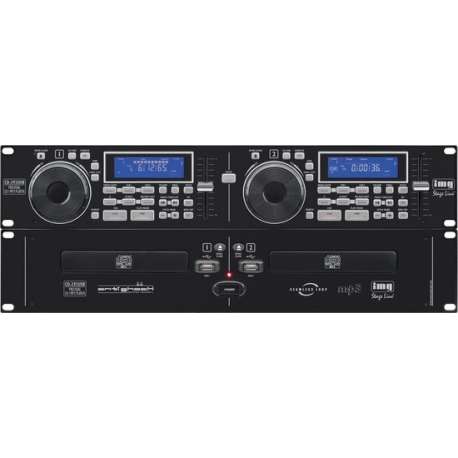 IMG STAGELINE CD-292USB, Dubbele CD, ID3 Tag, Reloop-functie