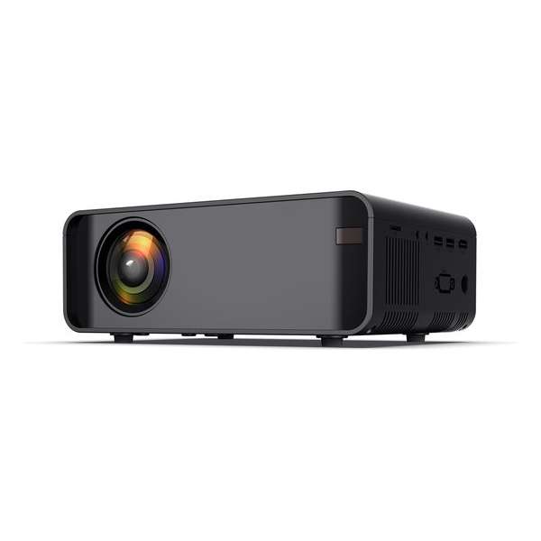 Mini Beamer Zwart - Projector - Miniprojector - Inclusief HDMI kabel - Afstandbediening – Draagbaar - Draadloos voor Apple