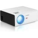 Lumeri mini beamer - mini projector - LED beamer - wit