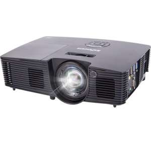 Infocus IN112XV beamer/projector 3400 ANSI lumens DLP SVGA (800x600) Desktopprojector Zwart