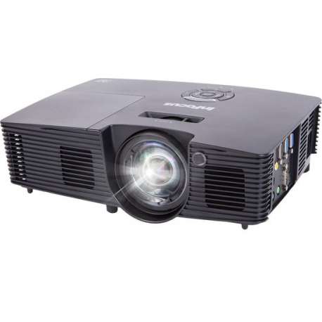 Infocus IN112XV beamer/projector 3400 ANSI lumens DLP SVGA (800x600) Desktopprojector Zwart