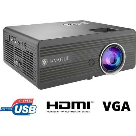 La Vague Beamer Lv-Hd271 Lcd Helderheid: 2300 Lm 854 X 480 Wvga 1000 : 1 Zwart