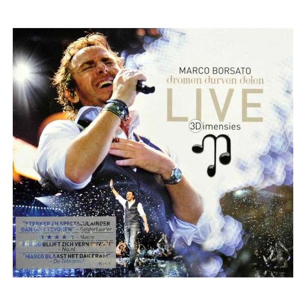 Marco Borsato - Dromen Durven Delen: 3Dimensies Live (Dvd+2Cd)