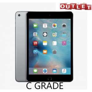 Apple iPad Mini 4 - 4G + WiFi - Zwart/Grijs - 16GB - Tablet