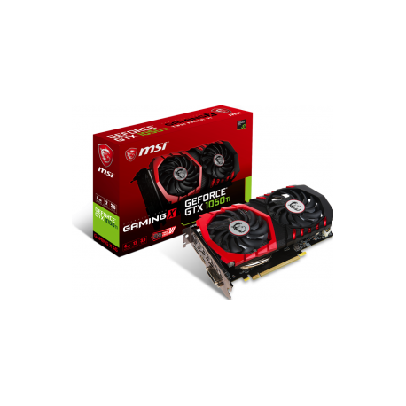 MSI GeForce GTX 1050 TI GAMING X 4G - Grafische kaart