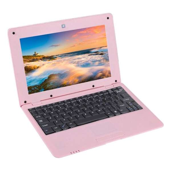 TDD-10.1 Netbook-pc, 10,1 inch, 1 GB + 8 GB, Android 5.1 ATM7059 Quad Core 1,6 GHz, BT, WiFi, HDMI, SD, RJ45 (roze)