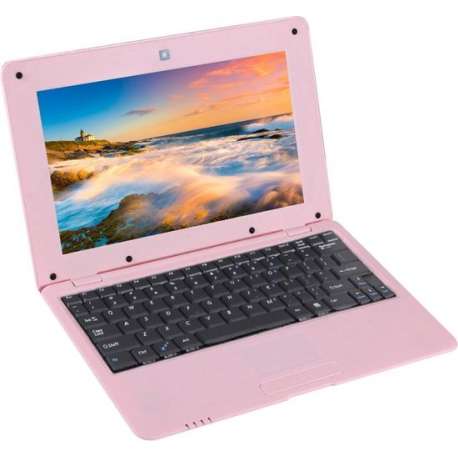 TDD-10.1 Netbook-pc, 10,1 inch, 1 GB + 8 GB, Android 5.1 ATM7059 Quad Core 1,6 GHz, BT, WiFi, HDMI, SD, RJ45 (roze)