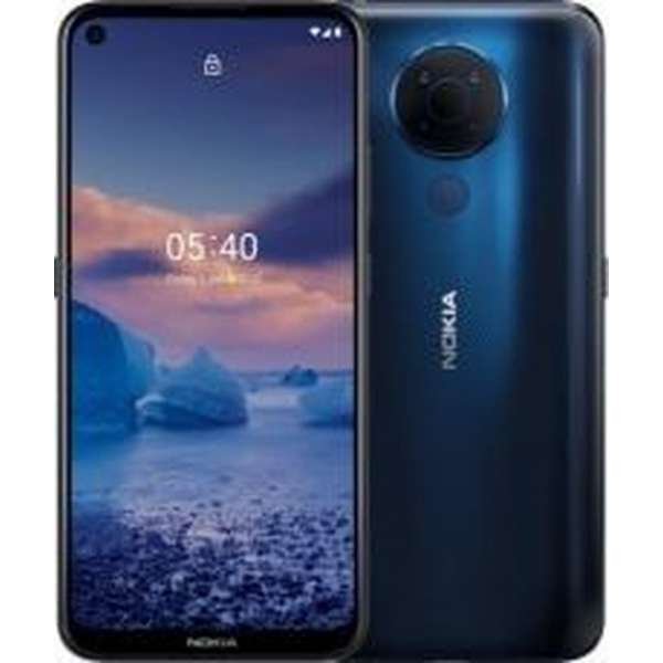 Nokia 5.4 - 128 GB - Blauw - inclusief draadloos koptelefoon