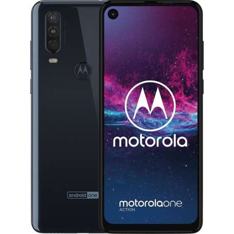 Motorola One Action - 128GB - Denim grijs