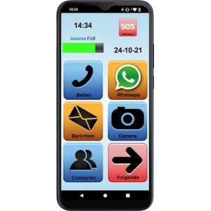 Senioren Smartphone 64GB (De officiële SeniorenTab op basis van Motorola Smartphone)