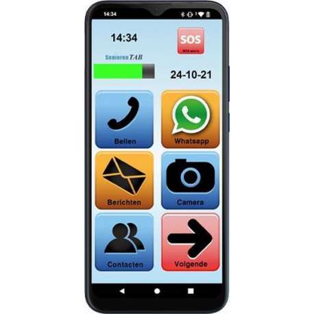 Senioren Smartphone 64GB (De officiële SeniorenTab op basis van Motorola Smartphone)