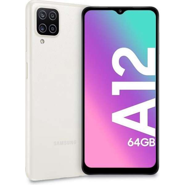 Samsung Galaxy A12 SM-A125FZWVEUE smartphone 16,5 cm (6.5") Dual SIM 4G USB Type-C 4 GB 64 GB 5000 mAh Wit