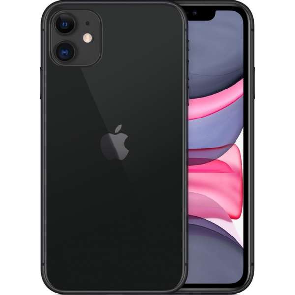 Forza Refurbished Apple iPhone 11 - 64GB - Black - Zo goed als nieuw