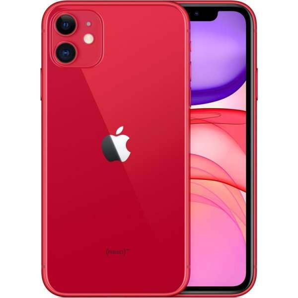 Apple iPhone 11 - Refurbished door Forza - A grade (Zo goed als nieuw) - 64GB - Rood