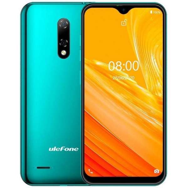 Ulefone Note 8 14 cm (5.5") Dual SIM Android 10.0 3G Micro-USB 2 GB 16 GB 2700 mAh Groen