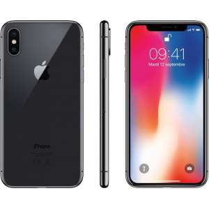 Apple iPhone X - Alloccaz Refurbished - C grade (Zichtbaar gebruikt) - 64GB - Spacegrijs